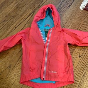 LL Bean Toddler Rain Coat - 4T